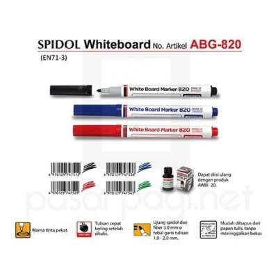 Spidol Snowman Whiteboard Marker ABG-820